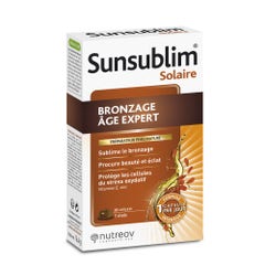 Nutreov Sunsublim Age Expert Tanning Mature Skin Conditioner 28 Capsules