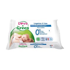Love&Green Baby Changing Wipes sensitive skin 56