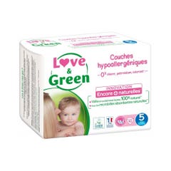 Love&Green Hypoallergenic nappies Size 5 Junior 11 to 25kg x40