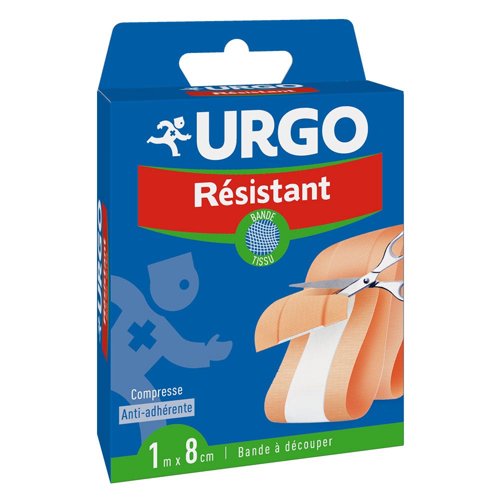 Urgo Resistant Cutting Bandage 8cmx1m - Easypara