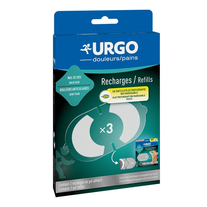 Rechargeable Electrotherapy Patch Refill Urgo