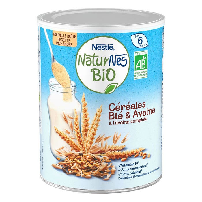 Nestlé Naturnes 6 Month Organic Cereals From 6 months 240g