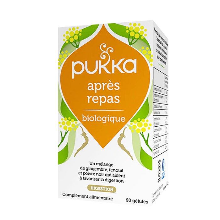 Food Supplements Digestion - After meals x 60 Capsules Pukka