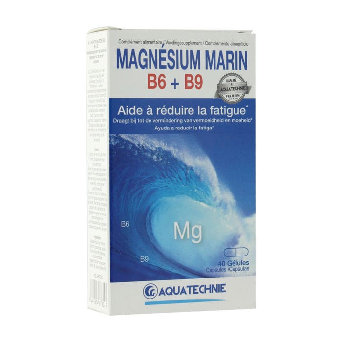 Sea Magnesium, B6, B9 x 40 capsules Biotechnie