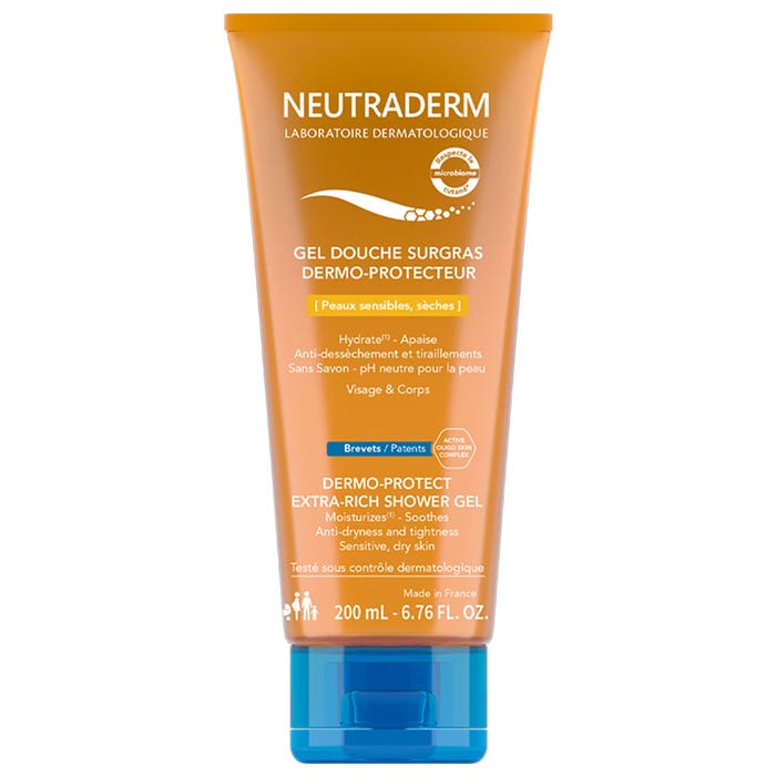 Ultra-rich Dermo Protective Shower Gel 200ml dry skin Neutraderm