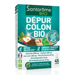 Santarome Dépur Colon Bio Détoxifie & purifie les intestins 45 tablets