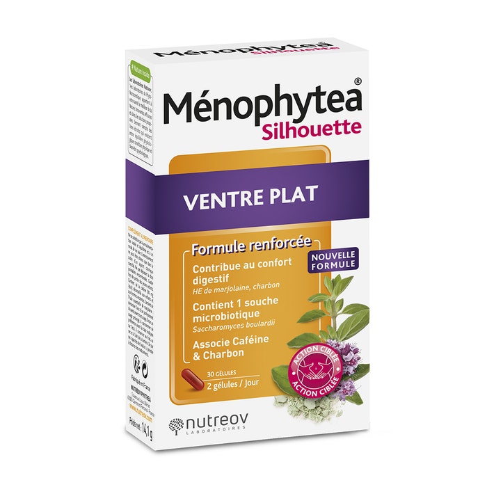 Flat stomach 30 capsules Menophytea silhouette Ménophytea