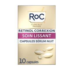 Roc Soin lissant Night Serum Retinol Correxion 10 Capsules