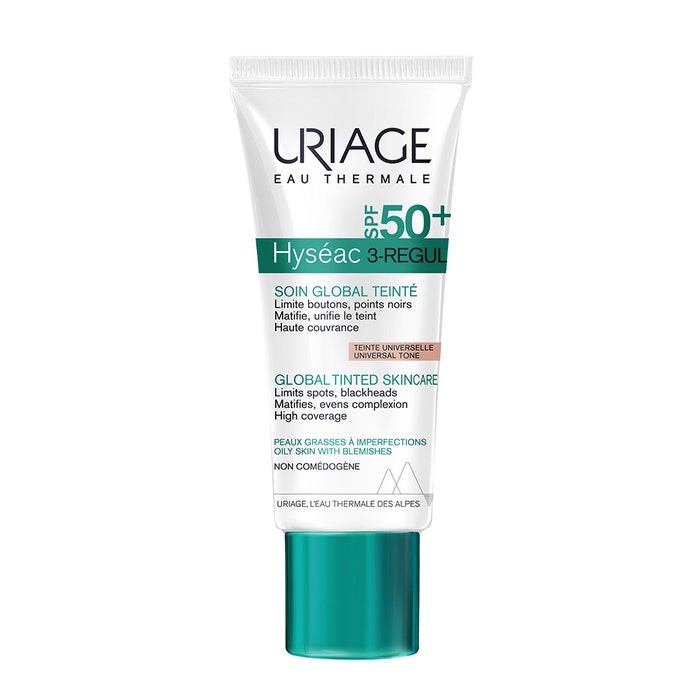 Global Tinted Skincare SPF50+ 3-Regul 40ml Hyséac 3-Regul Uriage