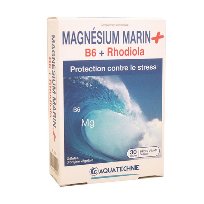 Marine Magnesium + B6 + Rhodiola x30 Gelules Biotechnie