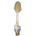 Vitry Removable Bath Brush in Wood and Natural Silk