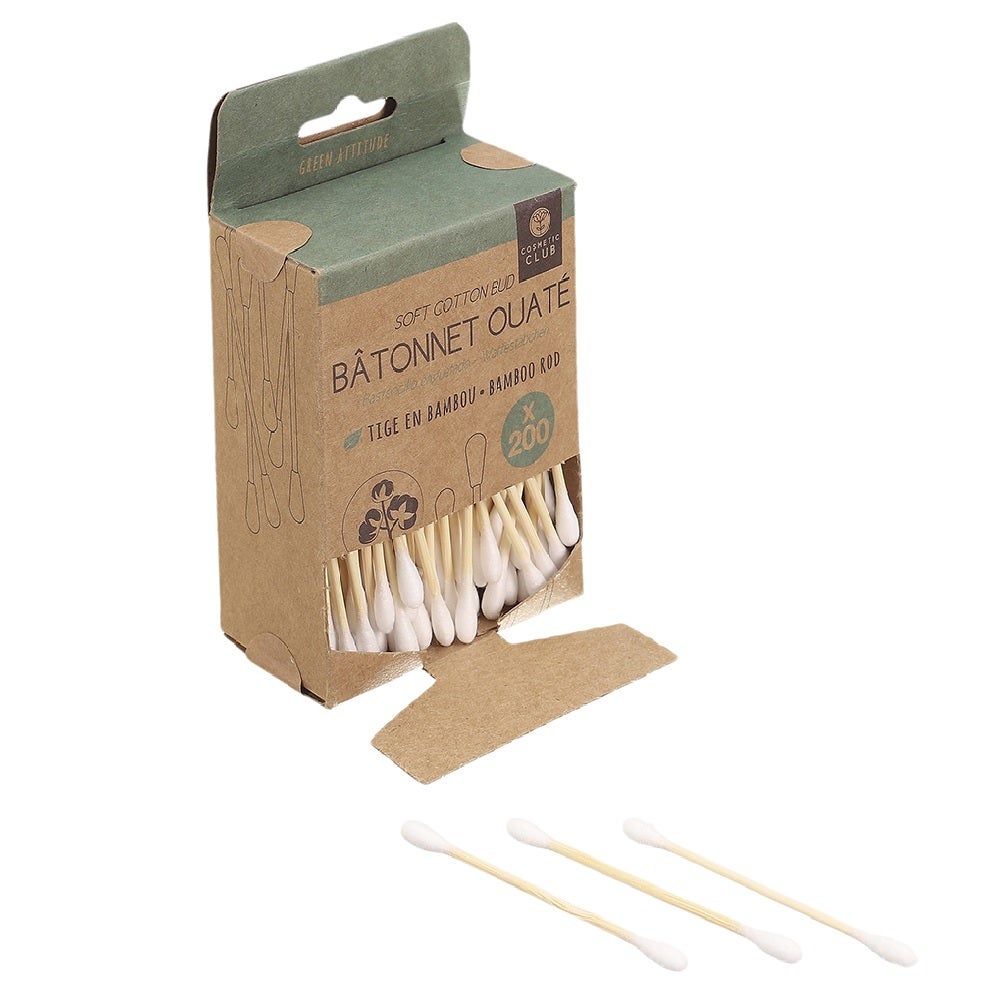 Le Comptoir Des Tendances Cotton bamboo rods 200 cotton buds - Easypara