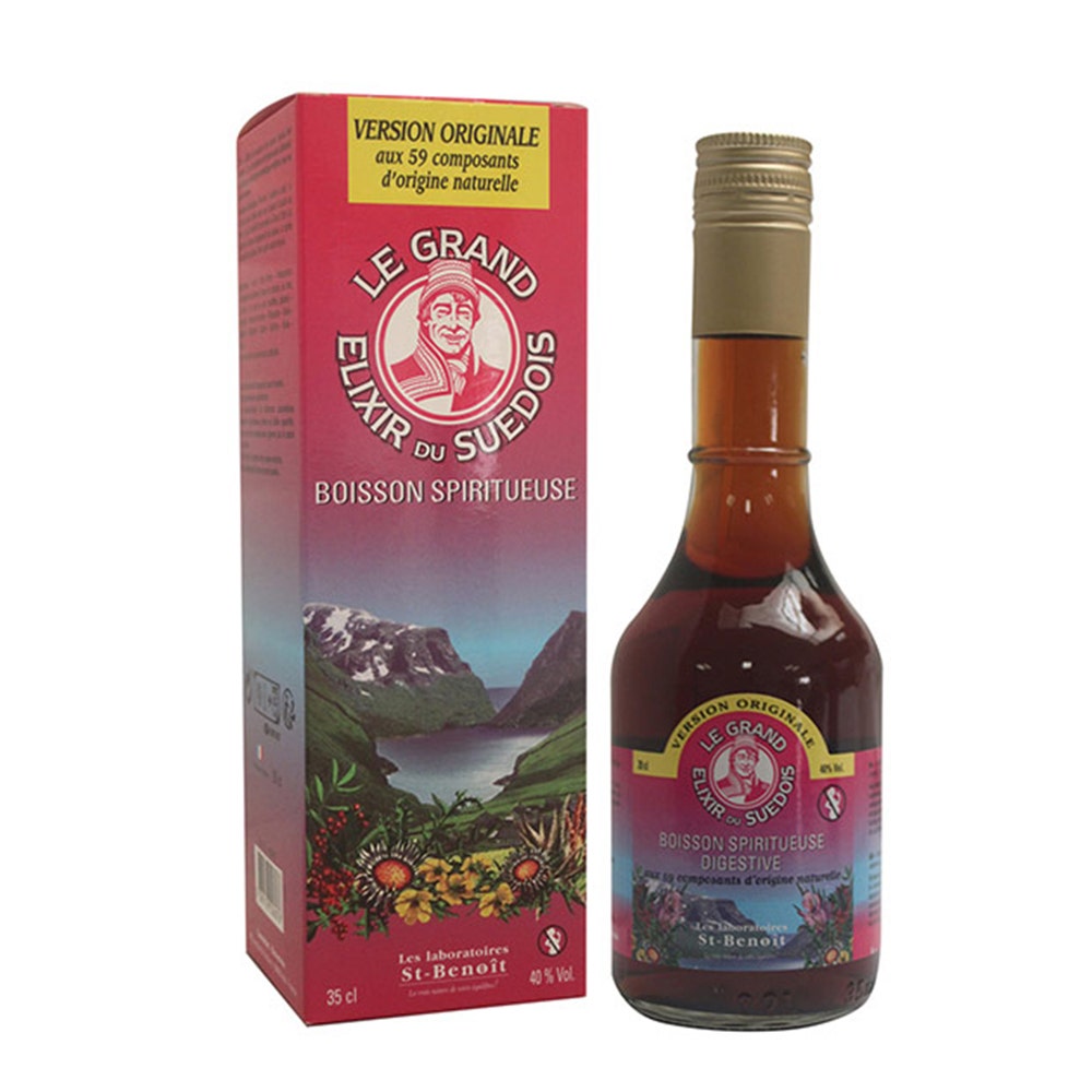 Saint Benoit Elixir Du Suedois Bio Alcohol 17.5 350ml
