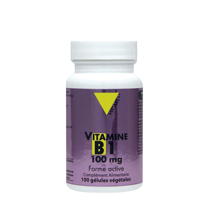 VITAMIN B1 100mg 100 capsules Vit'All+