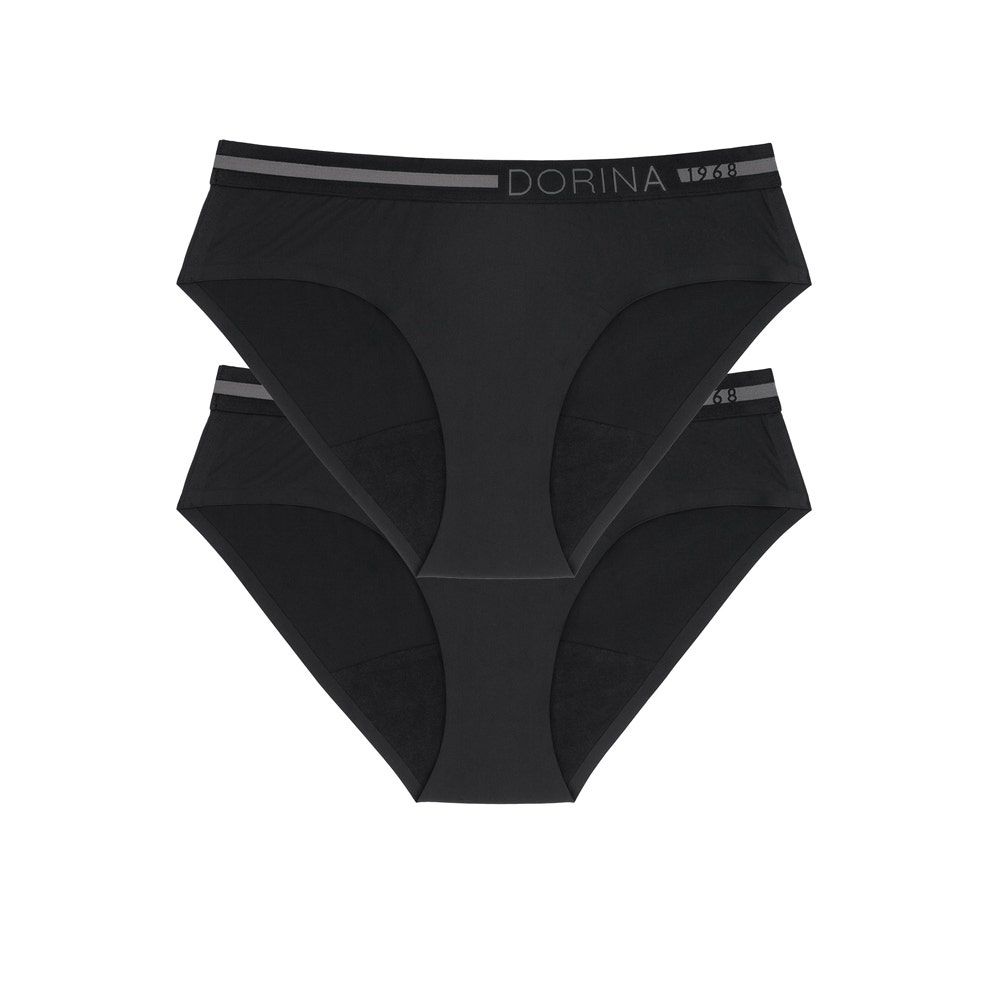 Dorina Eco Moon Normal Flow Menstrual Shorties Black x2
