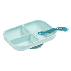 Beaba 2-piece compartmentalized silicone meal set