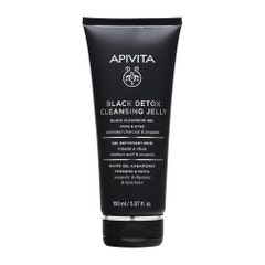 Apivita Black Detox Black Cleansing Gel Visage & Yeux 150ml