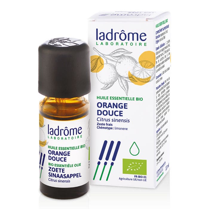 Organic Sweet Orange Essential Oil 30ml Ladrôme