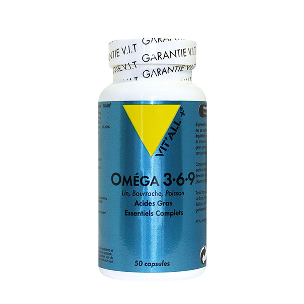 Vit'All+ Omega 3/6/9 50 capsules