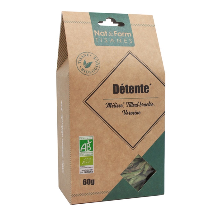 Nat&Form Organic Relaxing/Relaxing Herbal Tea 60g