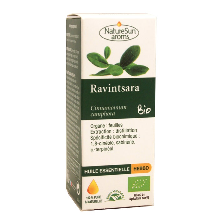 Baume Ravintsara Naturesun Aroms Ravintsara Bioes Essential Oil 10ml - Easypara