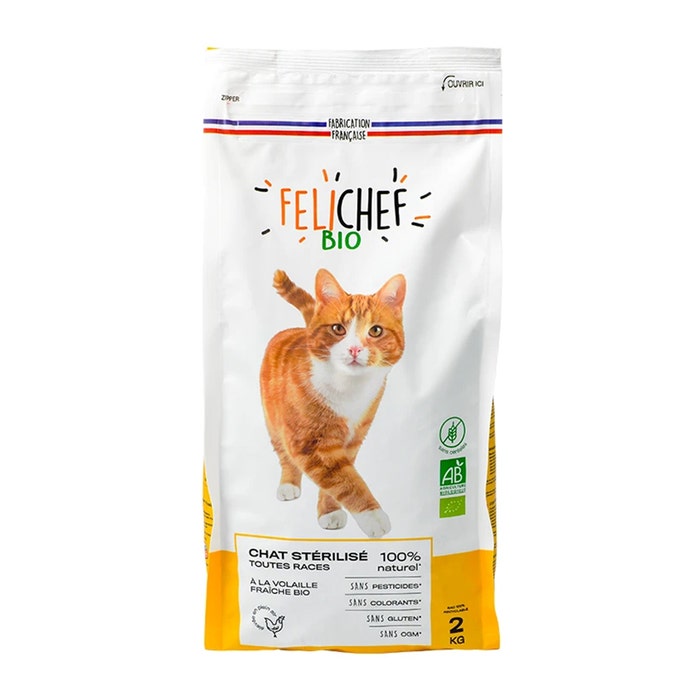 Bioes cereal-free croquettes 2kg Felichef for Adult Cats Sauvale Production