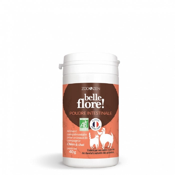 Organic Intestinal Well-being Powder 40g Dogs and cats Zoo&Zen