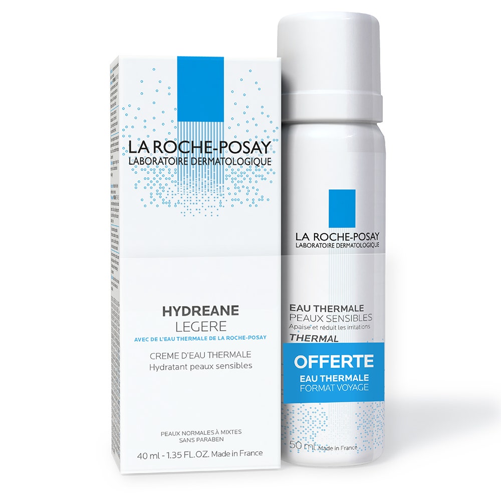 La Roche-Posay Hydreane Creme Legere + Free Micellar Water + Eau Thermale 50ml 90ml