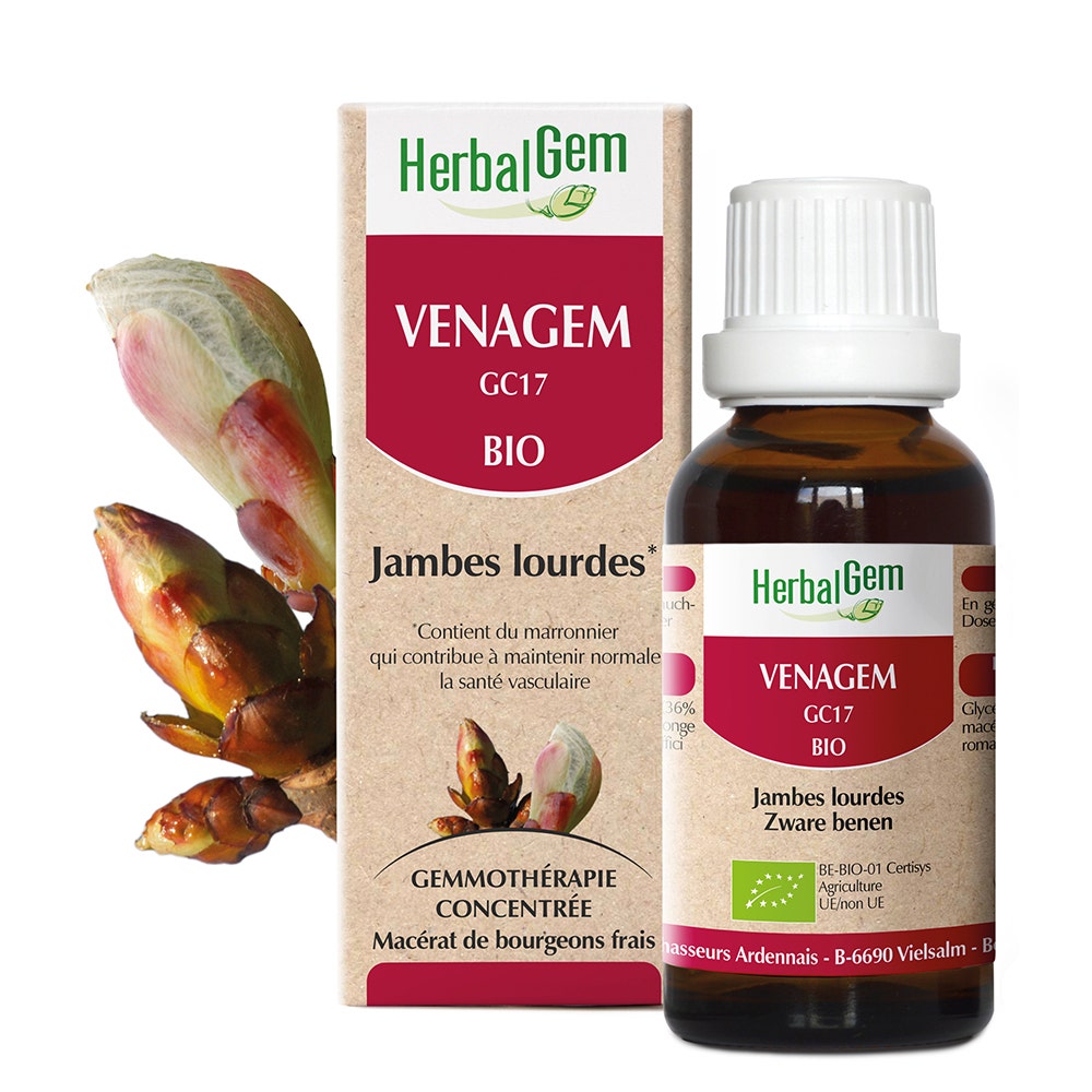 Herbalgem Gemmotherapy complexes Organic Venagem for Light Legs 30ml