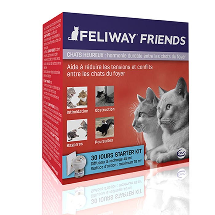 Electric pheromone dispenser + 48ml refill included Friends Chat Feliway