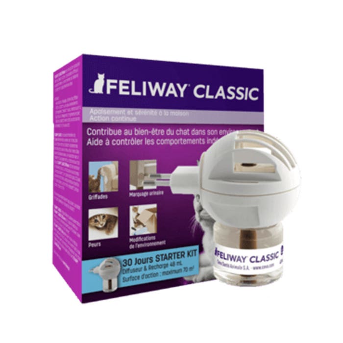 Electric pheromone dispenser + 48ml refill included Classic Feliway
