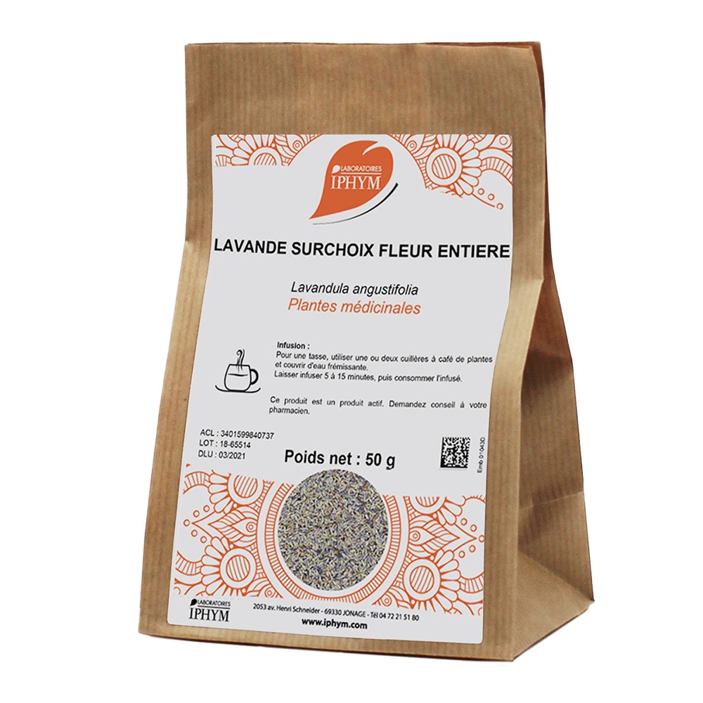 Laboratoires IPHYM IPHYM Sante Lavender Surchoix Whole Flower 50g
