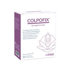 Colpofix Vaginal Gel spray 20ml bottle + 10 applicators