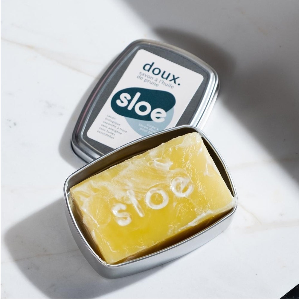 Sloe Gentle cold process soap with Plum oil All skin types 100g