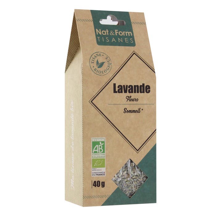 Nat&Form Organic Lavender Sleep Herbal Tea 40g
