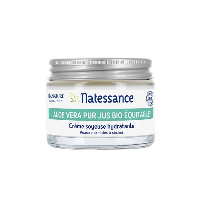 Organic moisturizing silky cream 50ml Natessance