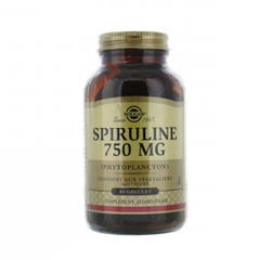 Solgar Spirulina 100 Tablets Vitalité Detox 80 gélules