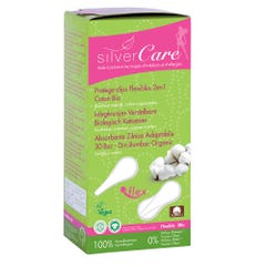 Silver Care Flexible organic cotton briefs protectors x30