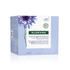 Klorane Bleuet Anti-fatigue Smoothing Patches Cornflower Ritual 7 Boxes Of 2 Bio et acide hyaluronique 7x2