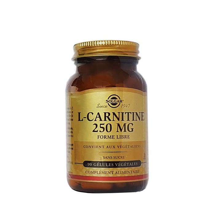 Solgar L-Carnitine 250mg 90 capsules - Easypara Solgar L-Carnitine 250mg 90 capsules - Easypara