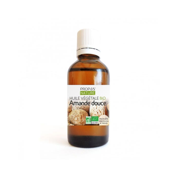 Organic Sweet Almond vegetable oil 50ml Propos'Nature