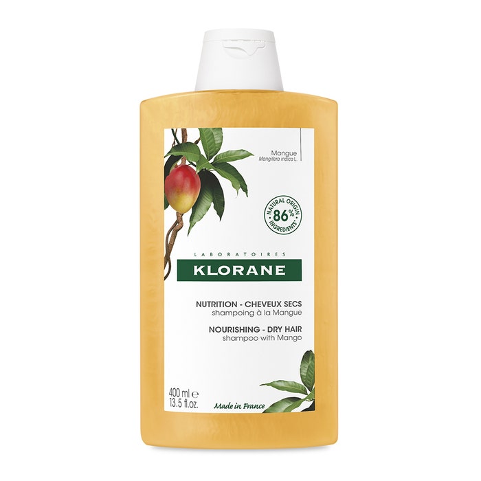Klorane Mango Nourishing Shampoo for Dry Hair Cheveux Secs 400ml