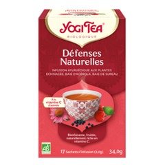 Yogi Tea Organic Herbal Teas Natural Defences 17 Sachets