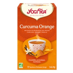 Yogi Tea Organic Turmeric Herbal Tea 17 Sachets