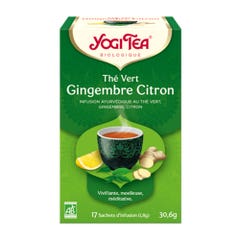Yogi Tea Green Tea Lemon Ginger 17 Sachets 17 Sachets