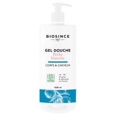 Bio Since 1975 Peche Blanche Shower Gel Body And Hair 1 litre