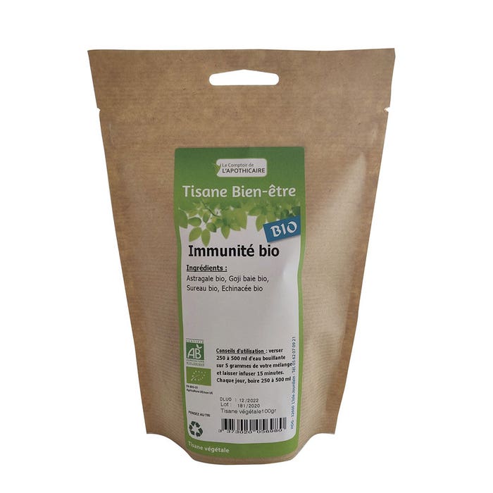 Organic Immunity Herbal Tea 50g Le Comptoir de l'Apothicaire