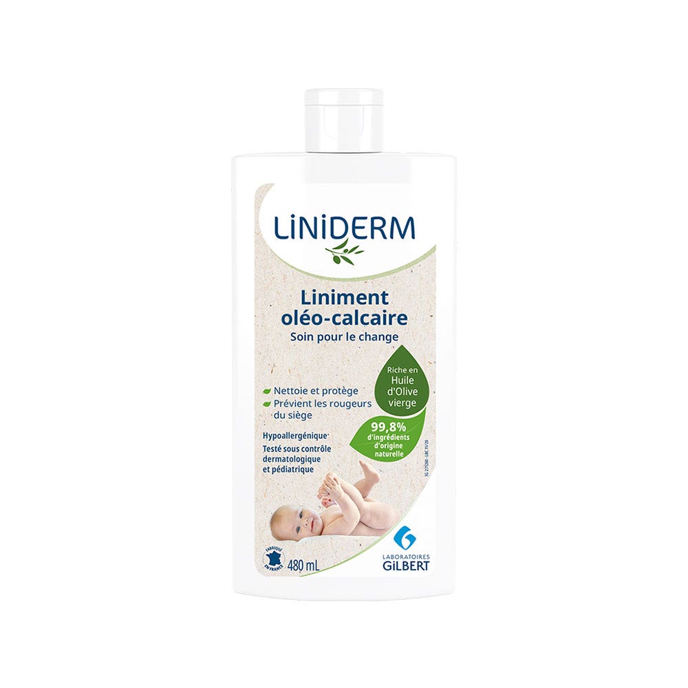 Liniderm Olive oil/limewater emulsion for nappy changing 480ml Easypara