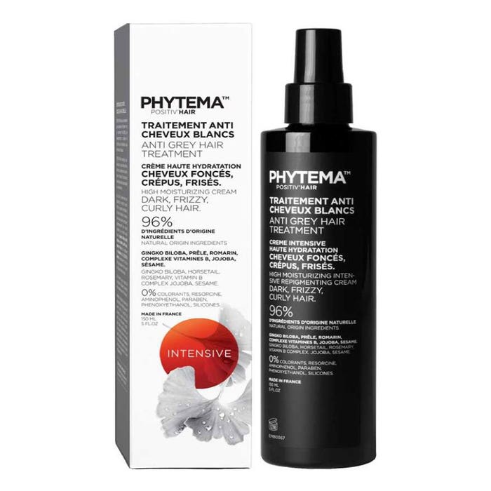 Intensive re-pigmenting cream 150ml Positiv'Hair Dark frizzy hair Phytema