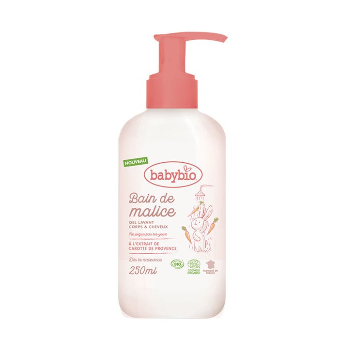 Bain de Malice Organic Washing Gel 250ml Hair & body Babybio